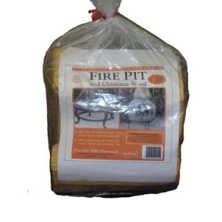California Redwood Products Fire Pit and Chiminea Wood 20 lb. 99955