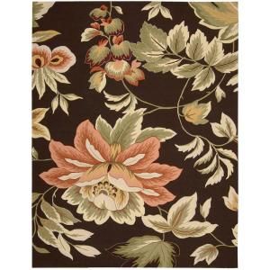 Nourison French Country Chocolate 8 ft. x 10 ft. 6 in. Area Rug 032676