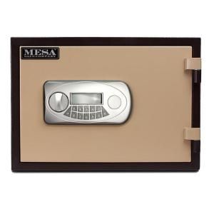 MESA 0.5 cu. ft. U.L. Classified All Steel Fire Safe with Electronic Lock in 2 Tone Brown and Tan DISCONTINUED MF35E