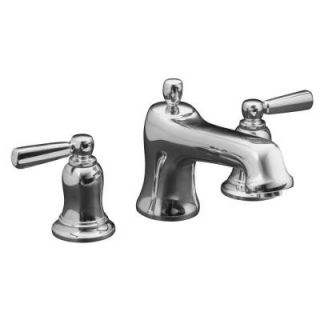 KOHLER Bancroft 2 Handle Low Arc Bath Faucet Trim Only in Polished Chrome (Valve Not Included) K T10592 4 CP