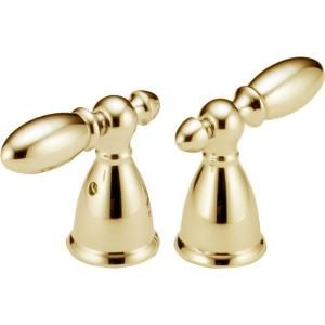 Delta Victorian 2 Handle Lever Faucets in Polished Brass H216PB