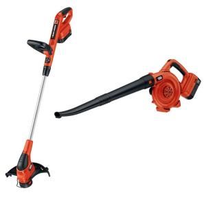 BLACK & DECKER 18 Volt NiCad Trimmer and Sweeper Combo Kit DISCONTINUED NCC218