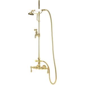 Elizabethan Classics TW27 3 Handle Claw Foot Tub Faucet with Hand Shower in Oil Rubbed Bronze ECTW27 ORB