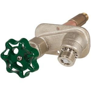 Prier Products 1/2 in. x 8 in. Brass MPT x SWT Self Draining Heavy Duty Frost Free Anti Siphon Wall Hydrant C 434D08