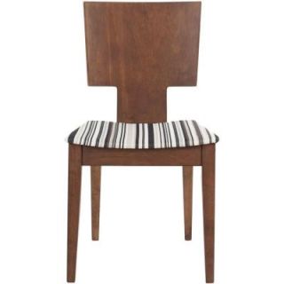 Safavieh Rick Stripe Solid Wood Polyester Side Chair MCR6001A SET2