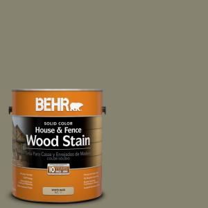 BEHR 1 gal. #SC 144 Gray Seas Solid Color House and Fence Wood Stain 03001