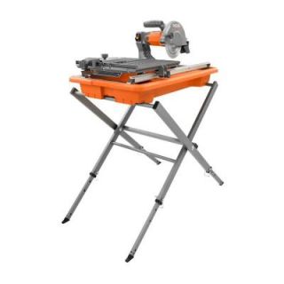 RIDGID 7 in. Tile Saw with Stand R4030S