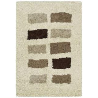 United Weavers  Marley Vanilla 5 ft. 3 in. x 7 ft. 2 in. Contemporary Area Rug DISCONTINUED 320 03693 58