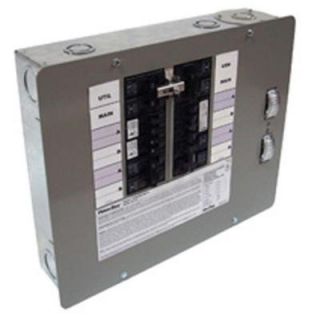 Generac 50 Amp 12,500 Watt Indoor Manual Transfer Switch for 12 16 Circuits 6380