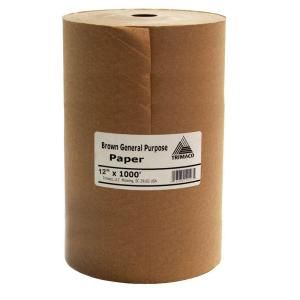 Easy Mask 12 in. x 1000 ft. Brown Masking Paper 12107