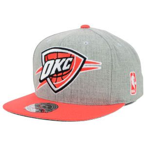 Oklahoma City Thunder Mitchell and Ness NBA 2Tone Heather Fitted Cap