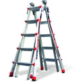 Little Giant Ladder Revolution 22 ft. Aluminum Multi Position Ladder with 300 lb. Load Capacity Type IA Duty Rating 12022