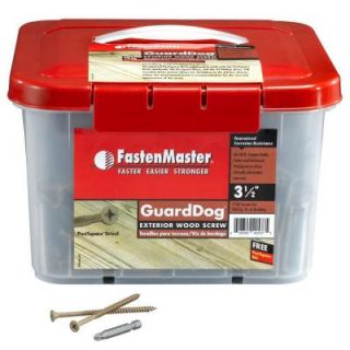 FastenMaster Guard Dog 3 1/2 in. Wood Screw 1350 Pack FMGD312 1350