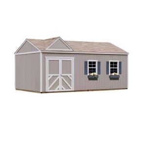 Handy Home Products Columbia 12 ft. x 20 ft. Wood Storage Building Kit 18220 4