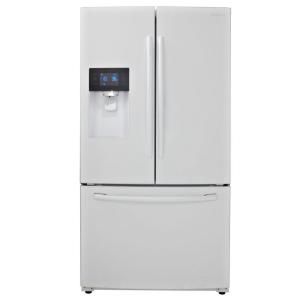 Samsung 25.6 cu. ft. French Door Refrigerator in White RF263BEAEWW