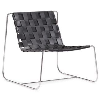 dCOR design Prospect Park Leather Chair 500160 / 500161 Color Black