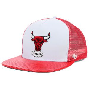 Chicago Bulls 47 Brand NBA Hardwood Classics Stringray Mesh Trucker