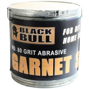 BLACK BULL Blast Media 80 Grit Abrasive Garnet Sand SBGARN