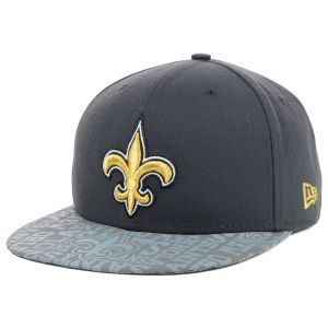 New Orleans Saints New Era 2014 NFL Draft Graphite 59FIFTY Cap
