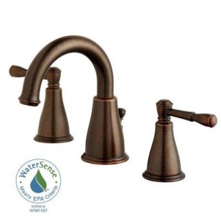 Danze Eastham 8 in. Widespread 2 Handle Mid Arc Bathroom Faucet in Tumbled Bronze D304015BR
