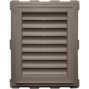 Builders Edge 18 in. x 24 in. Classic Brick Mold Gable Vent #008 Clay 120071824008