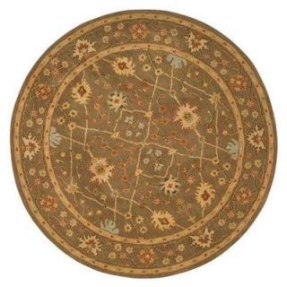 Home Decorators Collection Dijon Grey/Brown 8 ft. Round Area Rug 0110570270