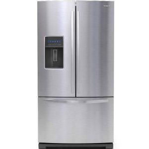 Whirlpool Gold 28.6 cu. ft. French Door Refrigerator in Monochromatic Stainless Steel WRF989SDAM