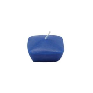 Zest Candle 1.75 in. Blue Square Floating Candles (12 Box) CFZ 124