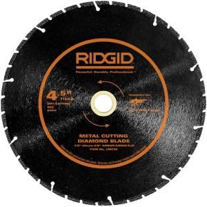 RIDGID 4.5 in. Metal Cutting Diamond Blade HD LMC45