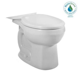 American Standard H2Option Siphonic Dual Flush Round Front Toilet Bowl Only in White 3708.216.020
