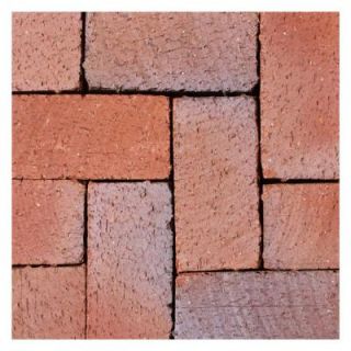 Mission Split 8 in. x 4 in. x 1.63 in. Tumbled Clay Red Flash Paver 073602408