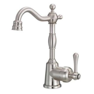 Danze Opulence Single Handle Bar Faucet in Stainless Steel D151557SS