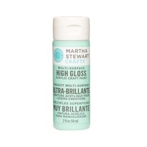 Martha Stewart Crafts 2 oz. Beach Glass Multi Surface High Gloss Acrylic Craft Paint 32086