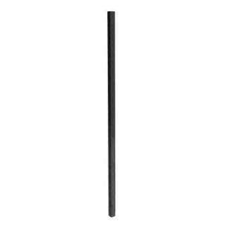 First Alert 2 in. x 2 in. x 90 in. Steel Black Fence Post P290P