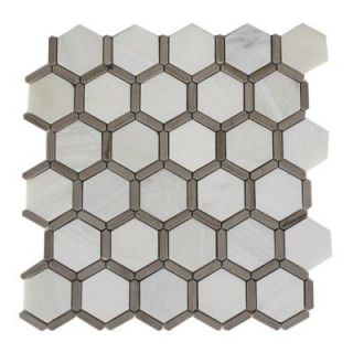 Splashback Tile Ambrosia Oriental Blend 12 in. x 12 in. x 8 mm Stone Mosaic Floor and Wall Tile (1 sq. ft.) AMBROSIA ORIENTAL BLEND STONE MOSAIC