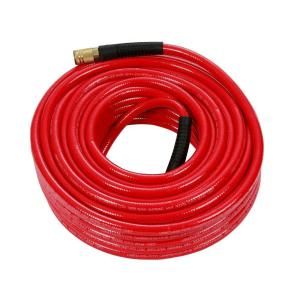 Grip Rite 3/8 in. x 100 ft. PVC Air Hose with Couplers GRPVC3810C