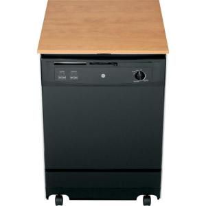 GE Convertible/Portable Dishwasher in Black GSC3500DBB