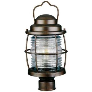 Kenroy Home Beacon 1 Light 18 in. Gilded Copper Post Lantern 90956GC