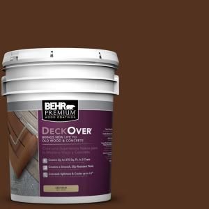 BEHR Premium DeckOver 5 gal. #SC 123 Valise Wood and Concrete Paint 500005