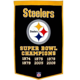 Winning Streak 24 in. x 38 in. NFL License Pittsburgh Steelers Team Banner 139452
