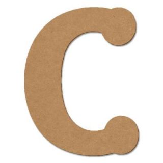 Design Craft MIllworks 8 in. MDF Bubble Wood Letter 47254