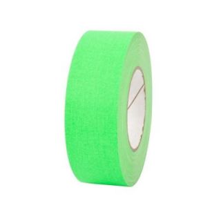 2 in. x 50 yds. Fluorescent Green Gaffer Industrial Vinyl Cloth Tape (3 Pack) 001G250MFLGRN