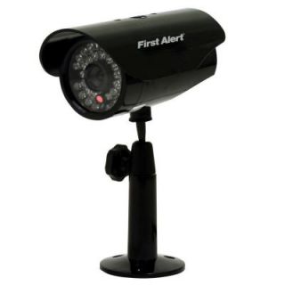 First Alert Wired 420 Indoor/Outdoor TVL CMOS Bullet Shaped Surveillance Camera CM420