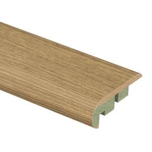 Zamma Reclaimed Chestnut 3/4 in. Thick x 2 1/8 in. Wide x 94 in. Length Laminate Stair Nose Molding 0137541589