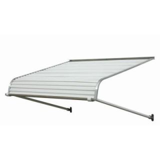 NuImage Awnings 4 ft. 2500 Series Aluminum Door Canopy (16 in. H x 42 in. D) in White 25X7X4801XX05X