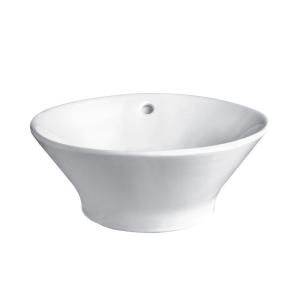 DECOLAV Classically Redefined Vessel Sink in White 1435 CWH