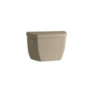 KOHLER Highline Classic Toilet Tank Only with Tank Cover Locks and Left Hand Trip Lever in Mexican Sand K 4484 T 33