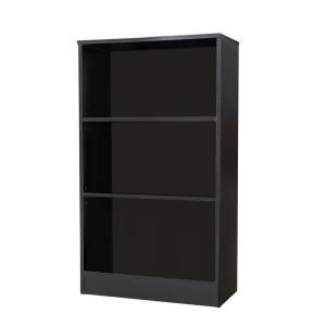 Hampton Bay 3 Shelf Standard Bookcase in Black THD90003.2a.OF