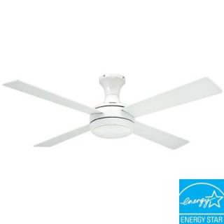 Yosemite Home Decor Ansel 52 in. White Ceiling Fan with Plywood Blades DISCONTINUED ANSEL WH