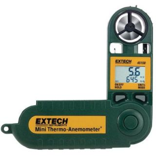 Extech Instruments Mini Thermo Anemometer with %Humidity 45158